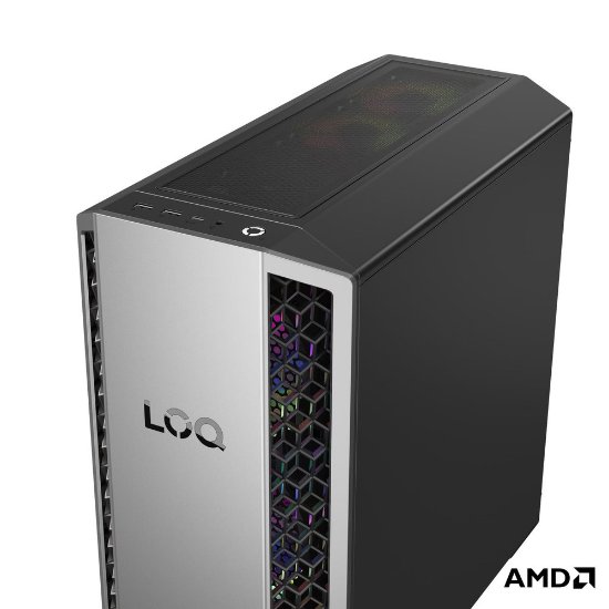 Računalo LENOVO LOQ Tower 91DF007HSC / Ryzen 7 8745HX, 16GB, 512GB SSD, nVidia GeForce RTX 5050, WiFi, bez OS, sivo
