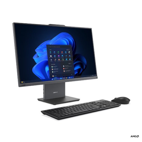 Računalo AiO LENOVO ThinkCentre Neo 55a G6 13FA000ACR / 23,8" FHD IPS, Ryzen 7 250, 32GB, 1TB SSD, AMD Graphics, WiFi, tipkovnica, miš, Windows 11 Pro, sivo