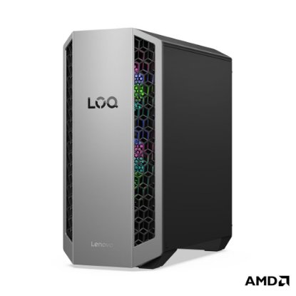 Računalo LENOVO LOQ Tower 91DF007HSC / Ryzen 7 8745HX, 16GB, 512GB SSD, nVidia GeForce RTX 5050, WiFi, bez OS, sivo