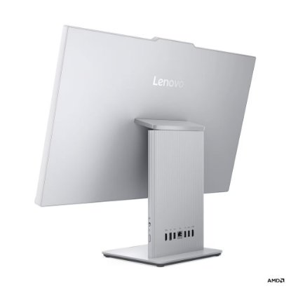 Računalo Lenovo All-in-One IC 27ARR9, AMD Ryzen 3 7335U, 16GB, 512GB, Integrirana AMD Radeon Grafika, tipkovnica, miš, FreeDOS, siva