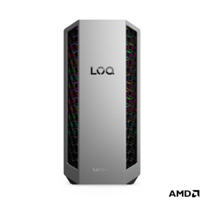 Računalo LENOVO LOQ Tower 91DF007HSC / Ryzen 7 8745HX, 16GB, 512GB SSD, nVidia GeForce RTX 5050, WiFi, bez OS, sivo
