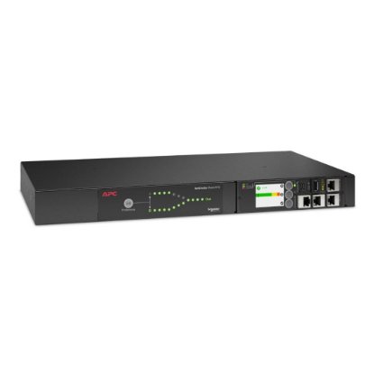 Raspodjelnik napajanja APC AP4423A, 1U rack-montažni, 16A, 230V AC, 3700VA, ulaz C20, izlazi 8x C13+1x C19, crni
