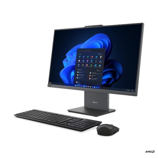 Računalo AiO LENOVO ThinkCentre Neo 55a G6 13FA000ACR / 23,8" FHD IPS, Ryzen 7 250, 32GB, 1TB SSD, AMD Graphics, WiFi, tipkovnica, miš, Windows 11 Pro, sivo