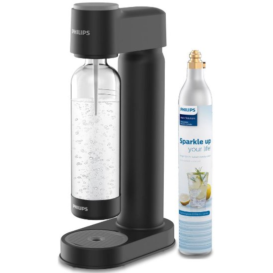 Uređaj za gaziranje vode PHILIPS Sodamaker Lite ADD4901BK/10, crni
