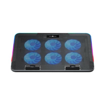 Stalak za laptop WHITE SHARK GCP-96 ICE BLADE, do 15,6", 6 ventilatora, crni