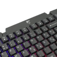 Tipkovnica WHITE SHARK GK-2105 Dakota, LED, crna, USB
