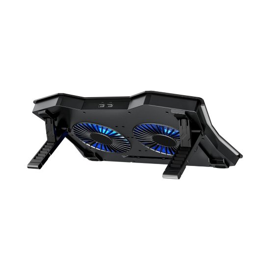 Stalak za laptop WHITE SHARK GCP-4 ICE GUARD, 2 ventilatora, crni