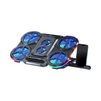 Stalak za laptop WHITE SHARK GCP-6 ICE STORM, do 17,3", 6 ventilatora, crni