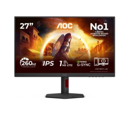 Gaming monitor 27" AOC 27G4ZR, FHD, IPS , 260Hz, 1ms, 300cd/m2, 1000:1, crni