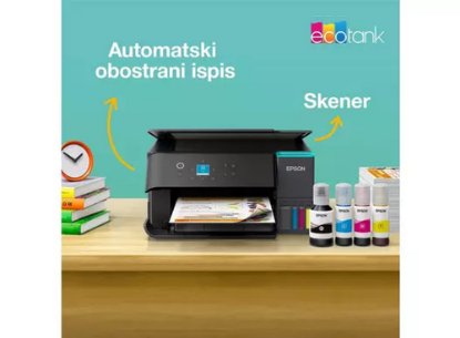 Multifunkcijski printer EPSON EcoTank L4360, printer/scanner/copy, 4800 x 1200, USB, WiFi, crni