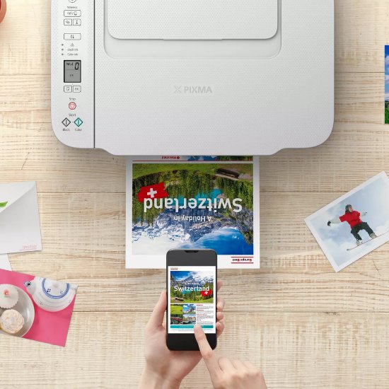 Multifunkcijski printer CANON Pixma TS3751i, printer/scanner/copy, 4800dpi, USB, Wi-Fi, bijeli
