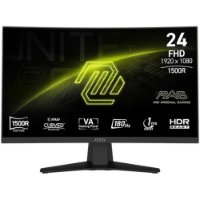 Gaming monitor 23.6" MSI MAG 244C, FHD, VA, 180Hz, 1ms, 250cd/m2, zakrivljeni, crni