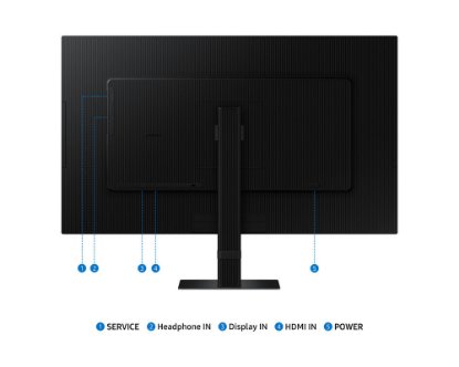 Gaming monitor 27" SAMSUNG ViewFinity S7 S70D, 4K UHD, IPS, 60Hz, 5ms, 350cd/m2, crni