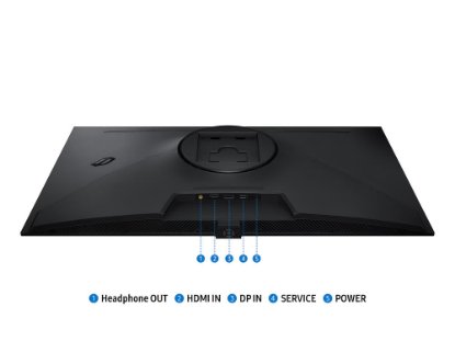Gaming monitor 32" SAMSUNG G73SH Odyssey LS32HG730SUXEN, 4K, OLED, 330Hz, 0,03ms, 275cd/m2, crni