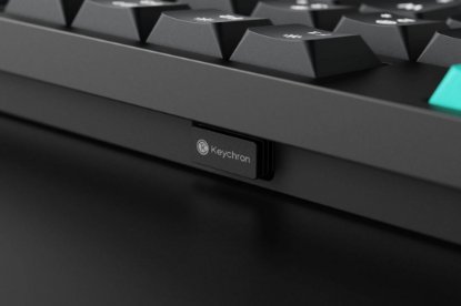 Tipkovnica KEYCHRON B36, membranskai, bežična, USB, UK layout, crna