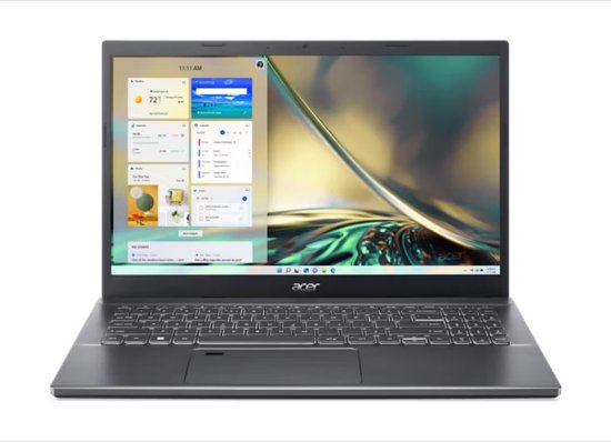 Laptop ACER Aspire 5 NX.KQGEX.007 / Core i7 12650H, 16GB, 1TB SSD, Intel Graphics, 15.6" QHD IPS, Windows 11, sivi