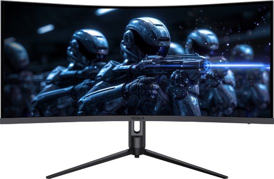 Gaming monitor 34" TESLA GH49 34GH949BW3, UWQHD, VA, 165Hz, 1ms, 500cd/m2, G-Sync, FreeSync, zakrivljeni, zvučnici, crni