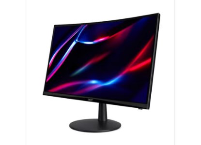 Gaming monitor 23.6" ACER UM.UE0EE.301, FHD, VA, 180Hz, 1ms, 250cd/m2, zakrivljeni, zvučnici, crni