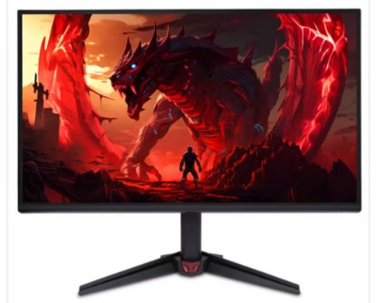 Gaming monitor 27" ACER Nitro XV270UF3 UM.HX0EE.323, QHD, IPS, 320Hz, 1ms, 250cd/m2, G-Sync, FreeSync, pivot, zvučnici, crni