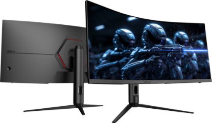 Gaming monitor 34" TESLA GH49 34GH949BW3, UWQHD, VA, 165Hz, 1ms, 500cd/m2, G-Sync, FreeSync, zakrivljeni, zvučnici, crni