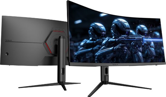 Gaming monitor 34" TESLA GH49 34GH949BW3, UWQHD, VA, 165Hz, 1ms, 500cd/m2, G-Sync, FreeSync, zakrivljeni, zvučnici, crni