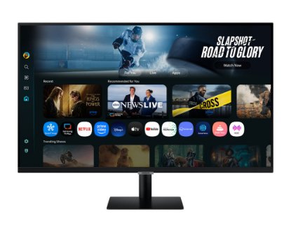 Premium monitor 32" SAMSUNG M70F Smart LS32FM702UUXDU, QHD, VA, 60Hz, 4ms, 240cd/m2, Vision AI, crni