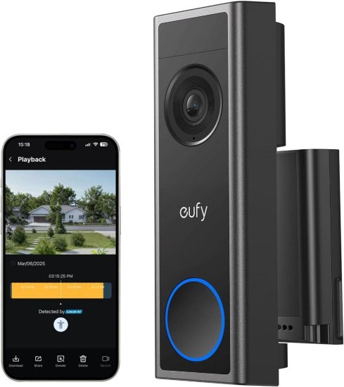 Pametno zvono ANKER C31 2K FHD, Wi-Fi, 6 W