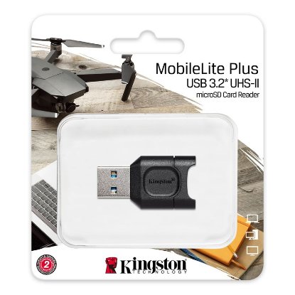 Čitač memorijskih kartica KINGSTON MobileLite Plus, USB 3.2, za microSDHC/SDXC kartice