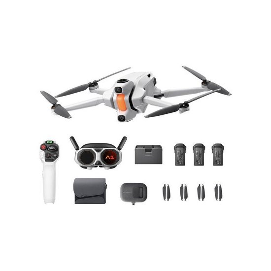 Dron ANTIGRAVITY A1 Explorer Bundle, 8K UHD kamera, vrijeme leta do 24min, upravljanje daljinskim upravljačem, sivi