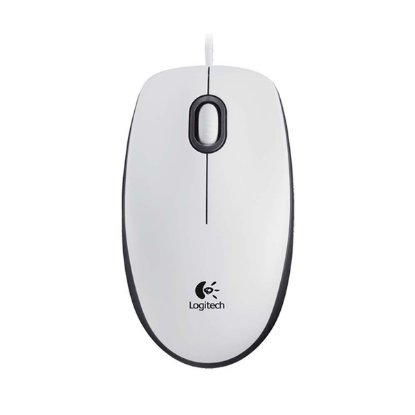 Miš LOGITECH M100, USB, bijeli