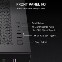 Kućište CORSAIR 3500X RS-R ARGB, window, MIDI-Tower, ATX, crno, bez napajanja