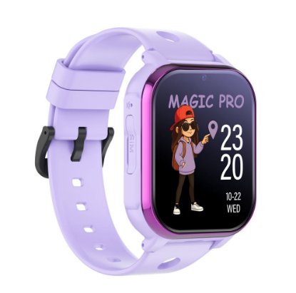 Dječji pametni sat VIVAX smart kids watch, 4G, magic PRO, ljubičasti