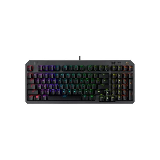 Tipkovnica ASUS TUF Gaming K3 Gen II, RGB, mehanička, optički switch, US Layout, crna, USB