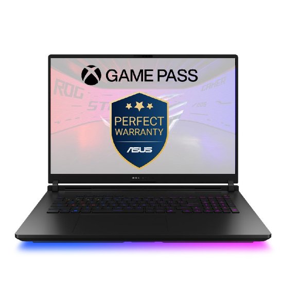 Laptop ASUS ROG Strix G835LX-SA123X / Core Ultra 9 285HX, 64GB, 2TB SSD, nVidia GeForce RTX 5090, 18" WQXGA 240Hz IPS, Windows 11 Pro, crni