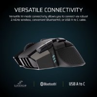 Miš CORSAIR IRONCLAW, optički, bežični, 26000dpi, crni
