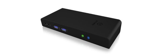Docking station ICY BOX IB-DK2251AC, USB-C/B na 2x HDMI, USB-C, 3x USB 3.0 Type-A, 4x USB 2.0 Type-A, G-LAN RJ45, za laptop