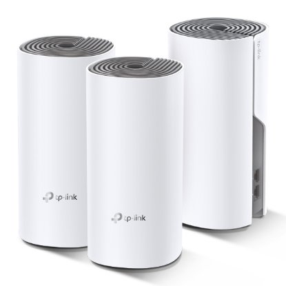 Slika Ojačevalnik Wi-Fi signala TP-LINK Deco E4-3, AC1200 Mesh Wi-Fi sistem, brezžični, 3 kosi