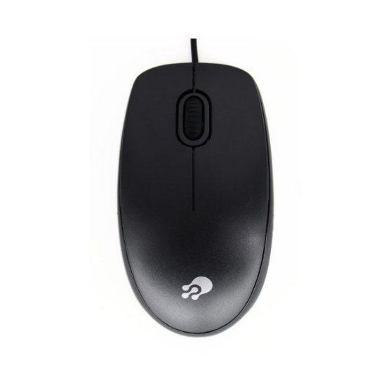 Miš OCTIO M100U, crni, USB