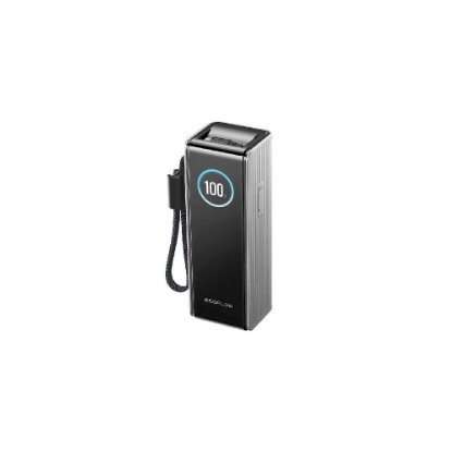 Mobilni USB punjač ECOFLOW Rapid Powerbank 25000 mAh, 170W, kabel USB-C 100W, sivi
