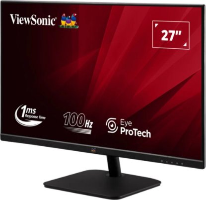 Monitor 27" VIEWSONIC VA2732-H-2, FHD, IPS, 100Hz, 1ms, 250 cd/m2, crni