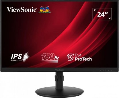 Monitor 24" VIEWSONIC VG2408A, FHD, IPS, 100Hz, 5ms, 250cd/m2, pivot, zvučnici, crni