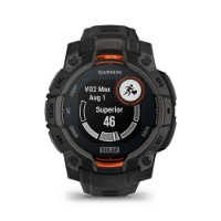 Pametni sat GARMIN Instinct 3 Solar 45mm, GPS, HR, pametne obavijesti, crni