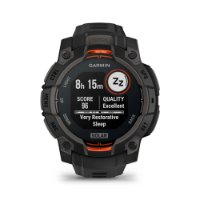 Pametni sat GARMIN Instinct 3 Solar 45mm, GPS, HR, pametne obavijesti, crni