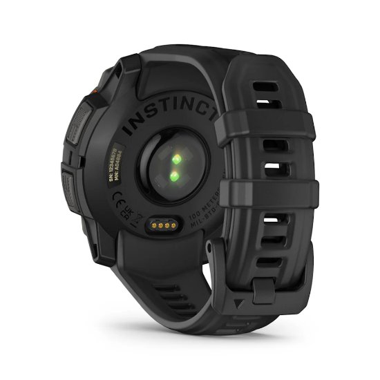 Pametni sat GARMIN Instinct 3 Solar 45mm, GPS, HR, pametne obavijesti, crni