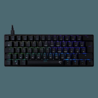 Tipkovnica WHITE SHARK GK-004132 Shinobi-2, RGB, mehanička, smeđi switch, HR, crna