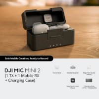 Mikrofon DJI Mic Mini 2, 1 odašiljač, 1 prijemnik, crni