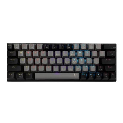 Tipkovnica WHITE SHARK GK-002721V2 Wakizashi-2, RGB, plavi switch, mehanička, US/HR, crno-siva