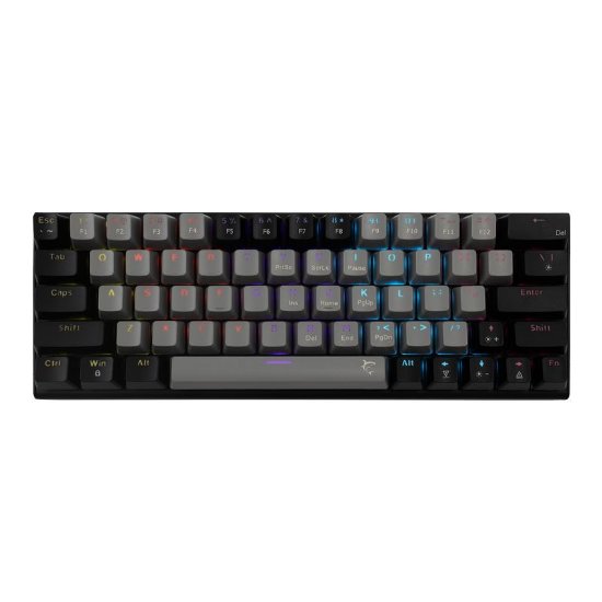 Tipkovnica WHITE SHARK GK-002721V2 Wakizashi-2, RGB, plavi switch, mehanička, US/HR, crno-siva