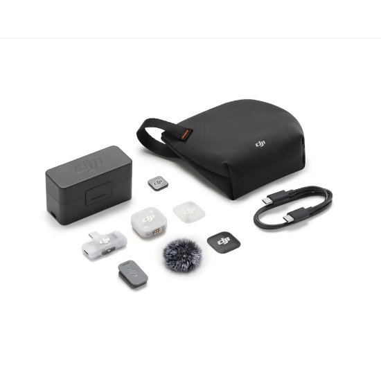 Mikrofon DJI Mic Mini 2, 1 odašiljač, 1 prijemnik, crni