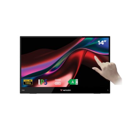 Prijenosni monitor 14" VERBATIM Light 32400, FHD, IPS, 60Hz, 10ms, zvučnici, crn